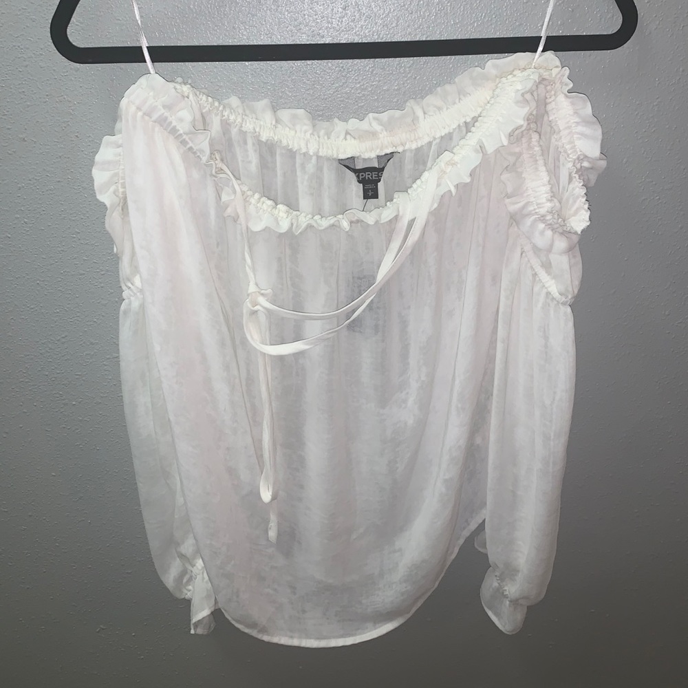 Express off the shoulder blouse